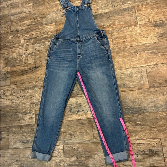 GAP Blue Denim straight leg overalls - Picture 5 of 5